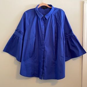 NWT ELOQUII Blouse with bell sleeve
